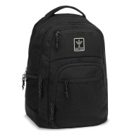 Ars Una: Cordura Black AU-5 czarny plecak szkolny 33x49x23 cm