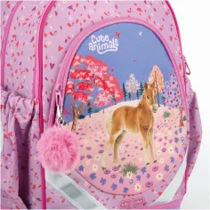 Ars Una: Cute Animals – Koń anatomiczny plecak szkolny 33x42x21 cm zdjęcie 4