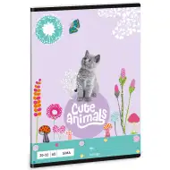 Ars Una: Cute Animals – Zeszyt gładki A5 z kotkiem