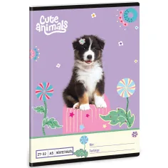 Ars Una: Cute Animals - Aussie zeszyt w kratkę A/5 27-32