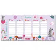 Ars Una: Cute Animals - Dwustronny plan lekcji z kotkiem