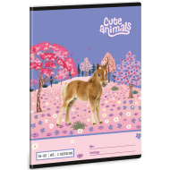 Ars Una: Cute Animals - Horse zeszyt w linię dla 2. klasy A/5 16-32