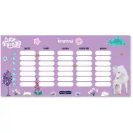 Ars Una: Cute Animals–Jednorożec, jednostroniczny, dwustronny plan lekcji