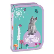 Ars Una: Cute Animals Piórnik z kotem 12,8x19,3x3,6cm