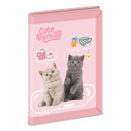 Ars Una: Cute Animals Tea party portmonetka z kotkami 9x12,5x2 cm