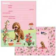 Ars Una: Cute Animals zaproszenie na przyjęcie z pieskiem, z kopertą, 10 sztuk
