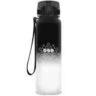 Ars Una: Czarny-biały, wolny od BPA, motywacyjny bidon 1000ml