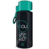 Ars Una: Czarny-zielony bidon z uchwytem 650ml