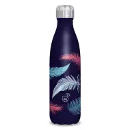 Ars Una: Feather Dark podwójnie izolowana metalowa butelka 500 ml