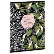 Ars Una: Floral Kakadu zeszyt w kratkę A/5, 40 kartek