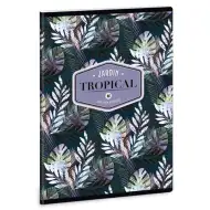 Ars Una: Floral Palm Leaf zeszyt w linie A/5 40 kartek