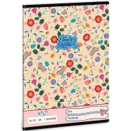 Ars Una: Flower Power zeszyt w linie w kwiaty dla 2 klasy, 32 kartki, format A/5