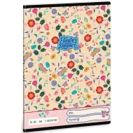 Ars Una: Flower Power zeszyt w linie z motywem kwiatowym dla klasy 3, 32 kartki, format A5