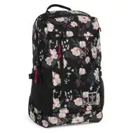 Ars Una: Flowery Black AU-17 plecak szkolny, plecak 32x47x18 cm
