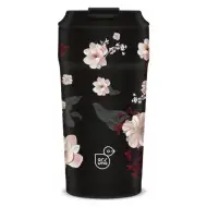 Ars Una Flowery Black kubek termiczny 470 ml