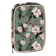 Ars Una: Flowery Green wielopoziomowy piórnik