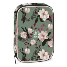 Ars Una: Flowery Green wielopoziomowy piórnik