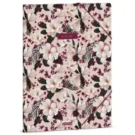 Ars Una: Flowery Pink kwiatowy folder gumowy A/4
