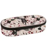 Ars Una: Flowery Pink kwiecisty owalny piórnik 23x5,5x9cm