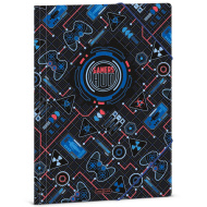 Ars Una: Gamers HUD teczka z gumką, format A4