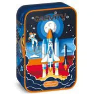 Ars Una: Gravity astronauta, wielopoziomowy piórnik 15,5x22,5x4,5 cm
