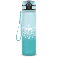 Ars Una: Ice biało-jasnoniebieski gradientowy, matowy, bez BPA, bidon 600 ml