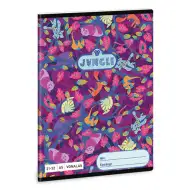 Ars Una: Jungle zeszyt w linie z motywem zwierząt A/5 21-32