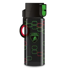 Ars Una: Lamborghini bidon bez BPA, czarno-zielony, 475 ml