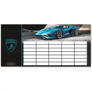Ars Una: Lamborghini niebieski dwustronny plan lekcji