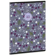 Ars Una: Lovely Bloom Bluebells zeszyt w kratkę A/5 z dodatkowymi klamrami