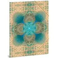 Ars Una: Mandala Gold Hope teczka z gumką A4