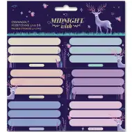 Ars Una: Midnight Wish pakowane etykiety na zeszyty (3x6 szt.)