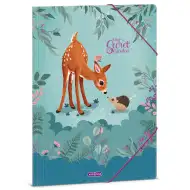 Ars Una: My Secret Garden teczka na gumkę z jelonkiem A4