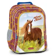Ars Una: My Sweet Horse ergo-fit zaokrąglony plecak szkolny, plecak 34x40x21 cm