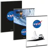 Ars Una: NASA-1 zeszyt w kratkę z dodatkowymi klamrami A/4