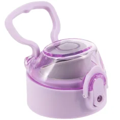 Ars Una: Nakrętka do bidonu Beach Flowers - w kolorze lila, do metalowego bidonu o pojemności 700 ml