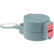 Ars Una: Nakrętka do bidonu z blokadą bezpieczeństwa, w kolorze szarym, do bidonów o pojemności 350–650 ml