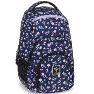 Ars Una: Navy Bloom AU-2 torba szkolna, plecak 32x46x22cm