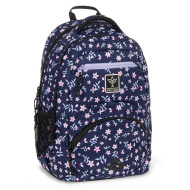 Ars Una: Navy Bloom ergonomiczny plecak szkolny 27 l
