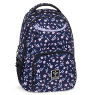 Ars Una: Navy bloom AU-6 torba szkolna, plecak 34x45x26cm