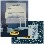 Ars Una Ninjas in the Dark zaproszenie na imprezę z kopertą, 10 sztuk
