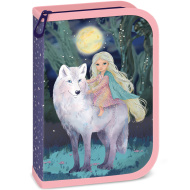 Ars Una: Northern Lights rozkładany piórnik z wyposażeniem 13x19x4cm