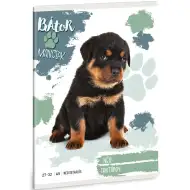Ars Una: Odważne Łapki – Zeszyt w kratkę Rottweiler A/5 27-32