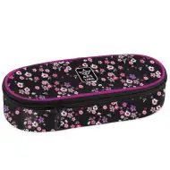 Ars Una: Pearl Blossom Black piórnik w kwiaty 23x5,5x9 cm