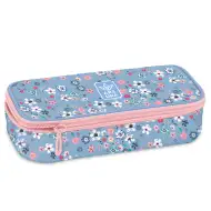 Ars Una: Pearl Blossom Blue kwiecisty piórnik młodzieżowy 22,5x6x11,5cm