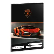 Ars Una: Pomarańczowy Lamborghini zeszyt w linie A5 dla klasy 3, 12-32