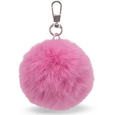 Ars Una: Pompon do torebki, różowy, 7 cm
