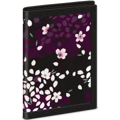 Ars Una: Portmonetka z kwiatami sakury 9x12,5x2 cm