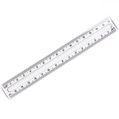 Ars Una: Przezroczysta linijka 17 cm