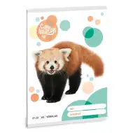 Ars Una: Słodka czerwona panda zeszyt w linie A/5 21-32